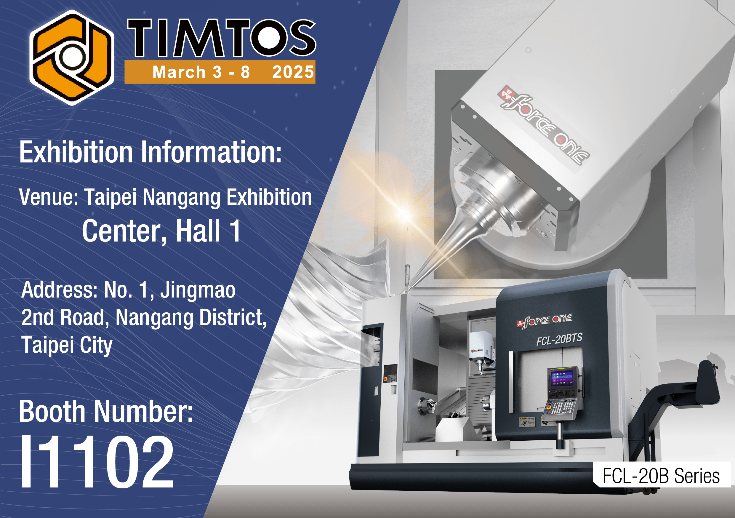 2025 TIMTOS Taipei International Machine Tool Show