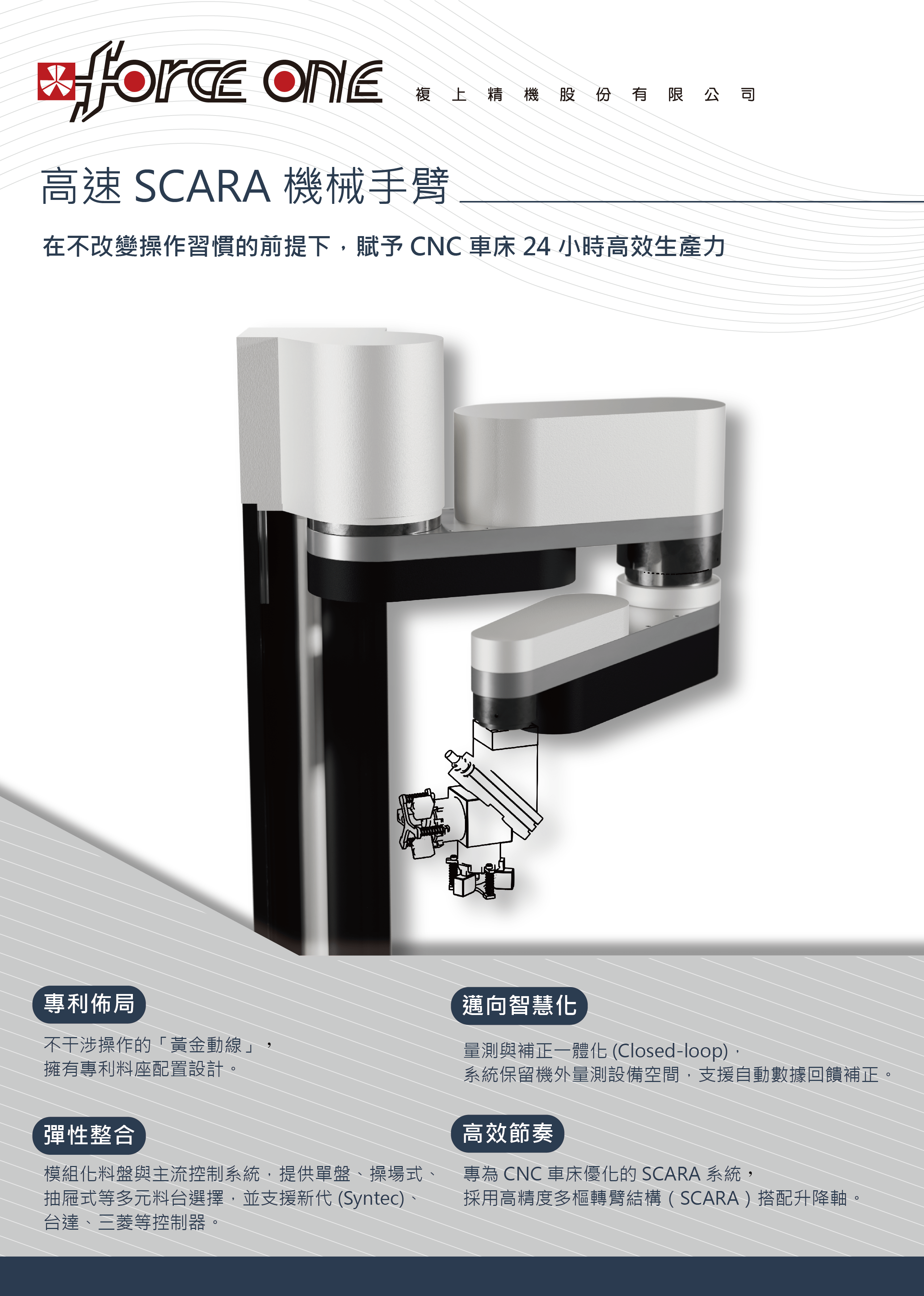 SCARA 自動化上下料系統